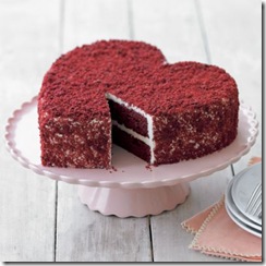 williams sonoma red velvet heart cake
