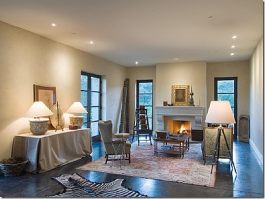 Heraldsburg Palladian villa living room