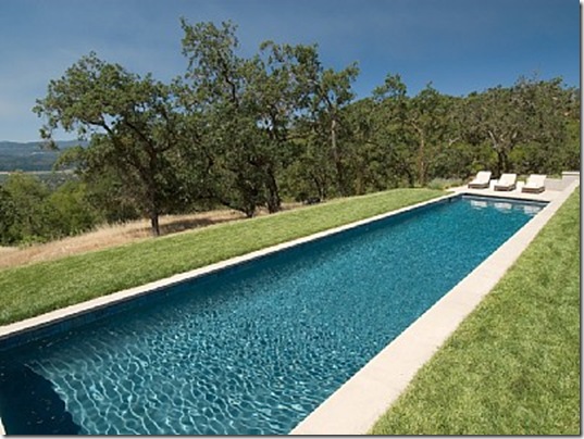 Heraldsburg Palladian villa pool