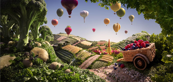 Foodscapes by Carl Warner