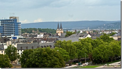 Koblenz from Hotel room