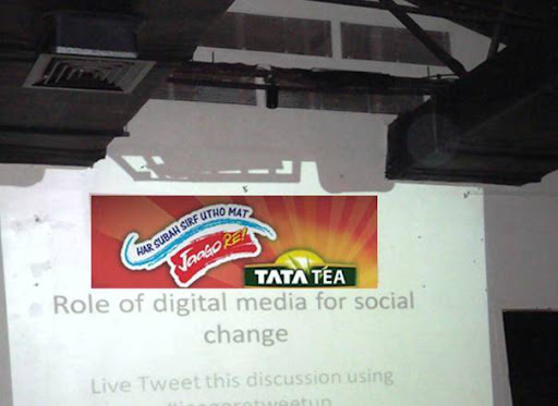 Role of digital media for social change: Jaago Re Tweetup