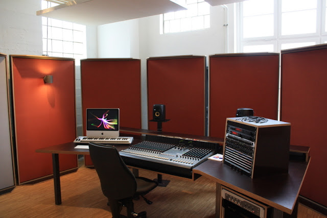 Tonregiestudio bei der Deutschen Pop