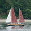 Wooden boat in Drayton Passage Wooden boat in Drayton Passage