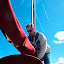 Putting sail cover on