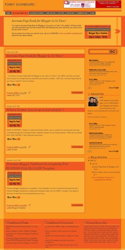 Blogger Template | FUNKY DASHBOARD