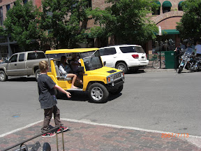 An electric Hummer.  Only in Aspen CO.
