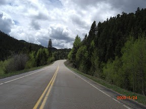Riding South Down CO 165 from Bishops Castle to Colorado City.