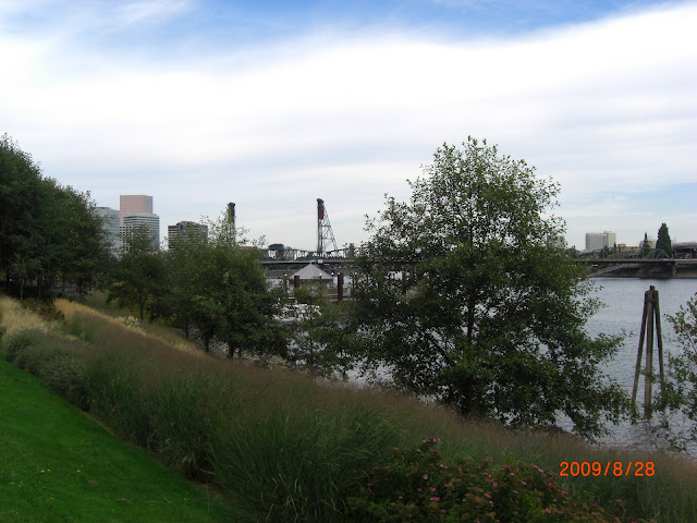 River front in downtown Portland.