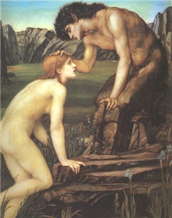 Pan and Psyche by Edward Burne-Jones