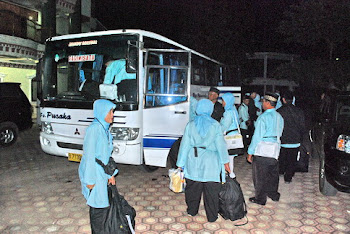 Menuju Makkah Jamaah Haji