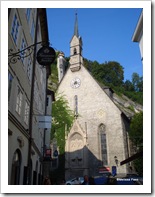 Igreja em Getreidegasse Igreja em Getreidegasse