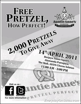auntie-anne-promo-2000-Pretzel-Free-Give-Away-2011-EverydayOnSales-Warehouse-Sale-Promotion-Deal-Discount