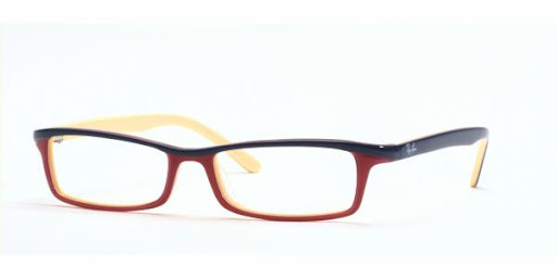Óculos RX5065 Ray Ban Vinho com Creme Óculos RX5065 Ray Ban Vinho com Creme