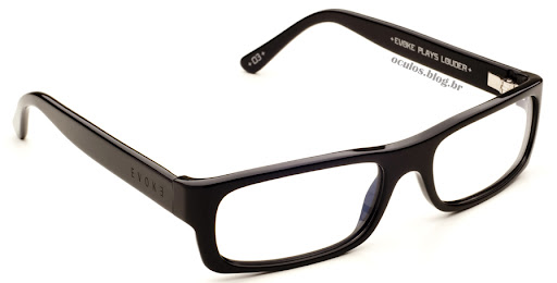 Óculos Evoke – Armação de Grau See The Truth 03 Armação na cor Black Shine da Evoke com design arrojado modelo See The Truth 03
