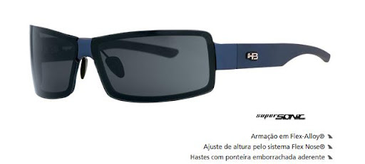 Óculos de Sol HB Super Sonic HB » Óculos HB Super Sonic Black