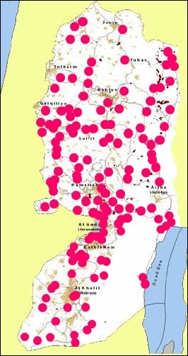 westbanksettlementsmap