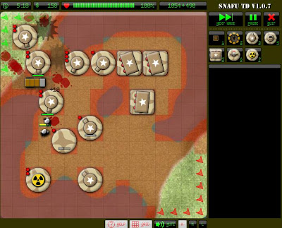 【防衛ゲーム】「Snafu Tower Defense」戦場に砲台を設置して戦うゲーム 【防衛ゲーム】「Snafu Tower Defense」戦場に砲台を設置して戦うゲーム