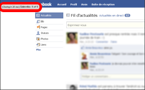 Info-bulle Sidewiki sur Facebook