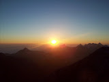 Tramonto sulla Pania della Croce (19 luglio 2008)