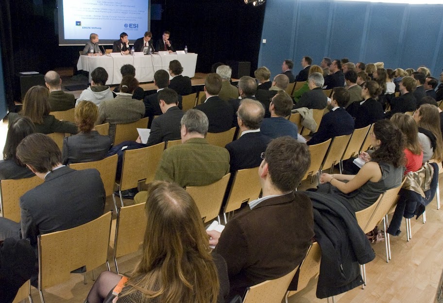 Discussing the future of state building in the Haus der Musik in Vienna. Photo: ERSTE Stiftung