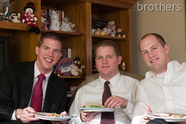 dean's blessing day - Kendall brothers
