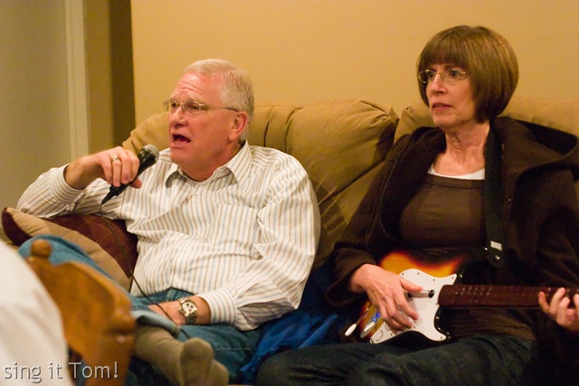 dean's blessing day - Tom and Nina rockband