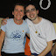 Zita com seu doce sorriso e o instrutor Alexandre.