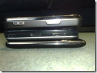 3phones on top side