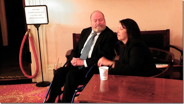 Senator Berry with Mayor Driscoll