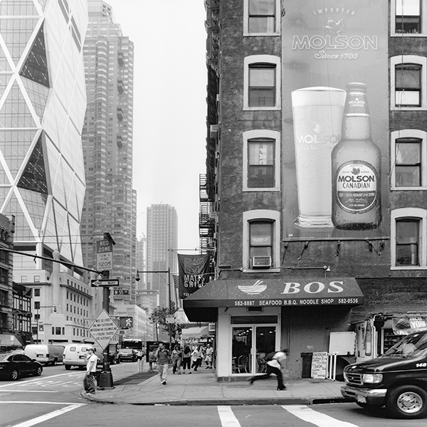 New York walking down the