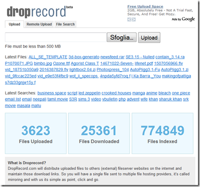 Drop Record
