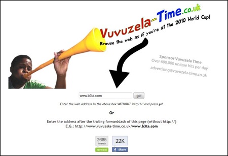 vuvuzela time