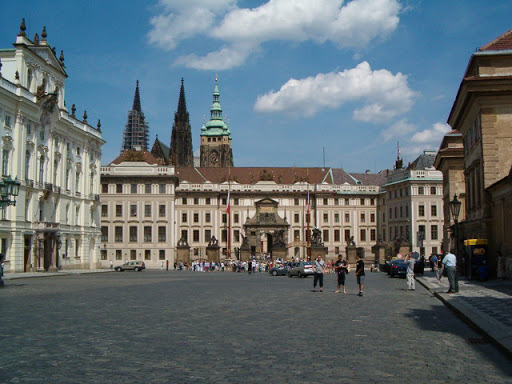 Burchtplein in Praag