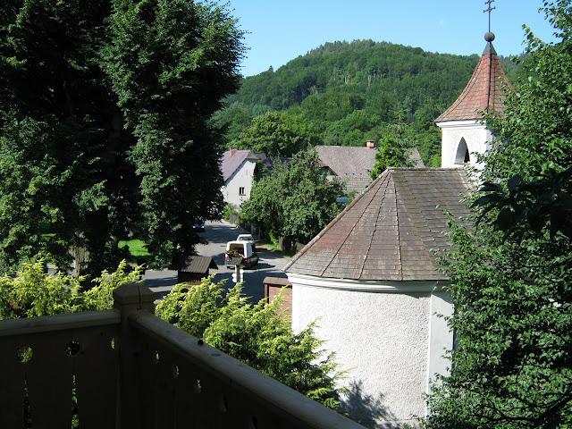 vakantiehuis Mala Skala, uitzicht vanaf het balkon