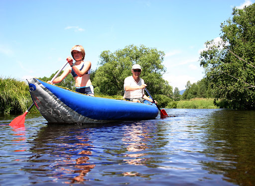kanotocht op de Vltava
