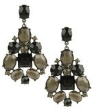 Teardrop Stone Earrings by Forever21 Teardrop Stone Earrings by Forever21