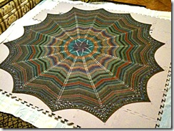 finished shawl
