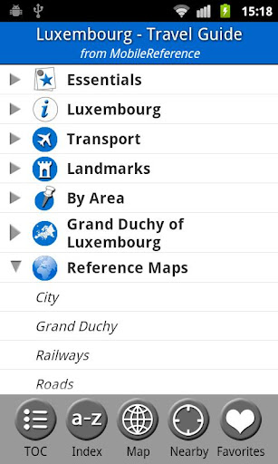 Luxembourg Travel Guide Map