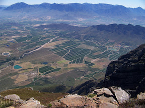Slanghoek from Slanghoek Peak