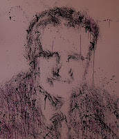 Forever vigilant (Jean-Claude Trichet), March 2009, Acrylic paint on canvas, 115x100 cm. 1200 EUR