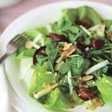 Mâche and Green Apple Salad with Pancetta and Almonds