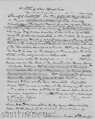 Widow's Pension Application