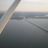 Going over the Howard Frankland bridge... Going over the Howard Frankland bridge...