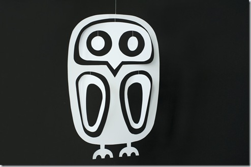 Made by Joel Paper Owl Mobile 1