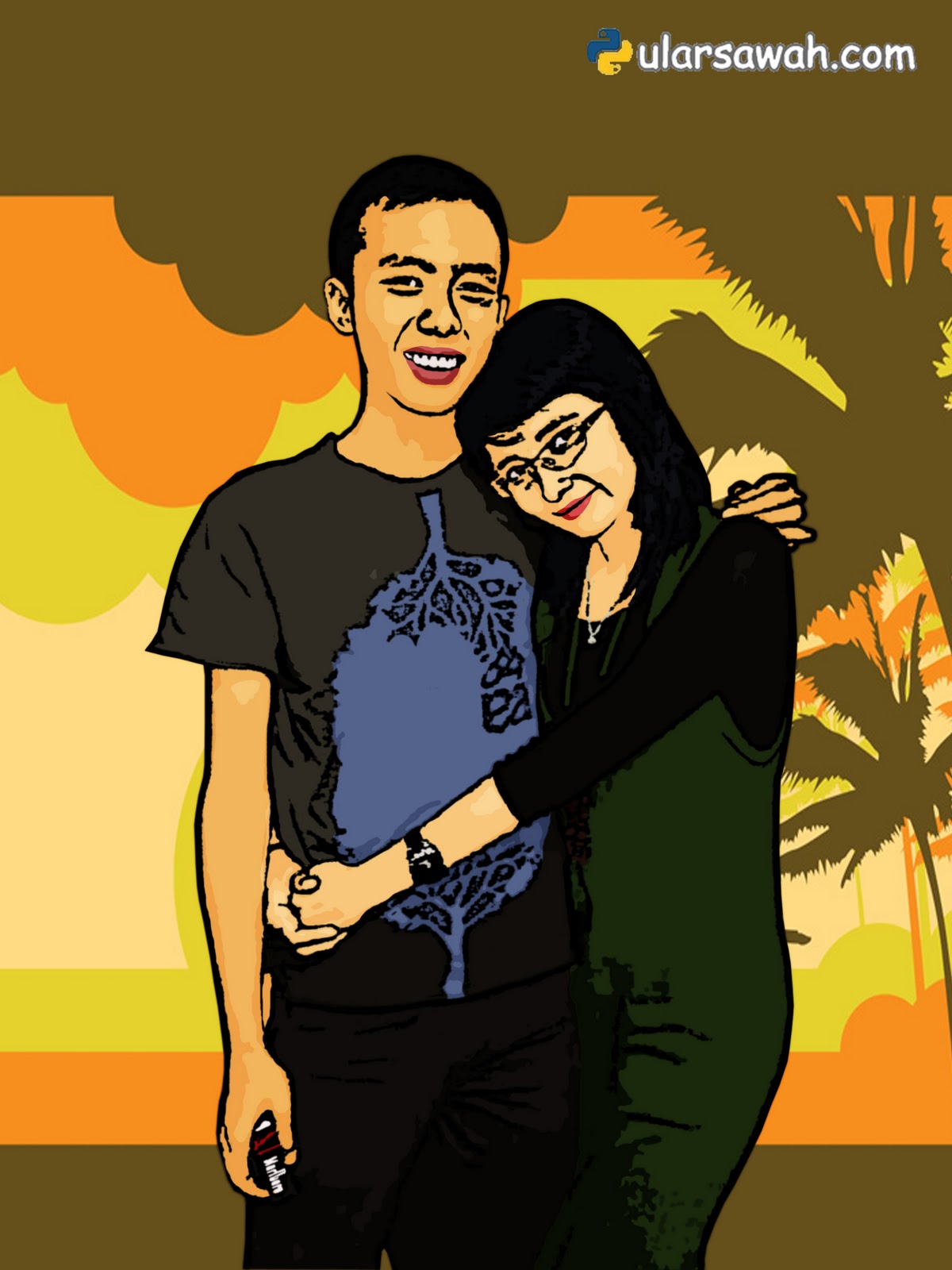 foto berpelukan