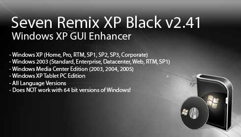 Seven Remix XP Black Edition