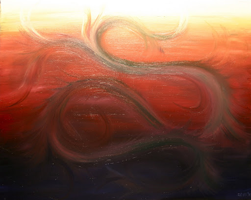 'Fire" Oil on Canvas 2010