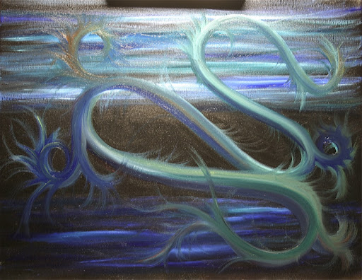 "Splitting the Waters" Oil on Canvas 2010