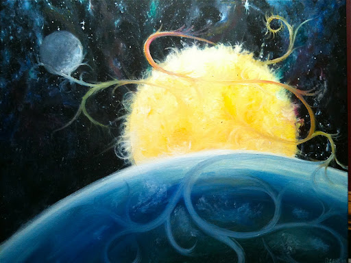 "Heavenly Bodies" Oil on Canvas 2010